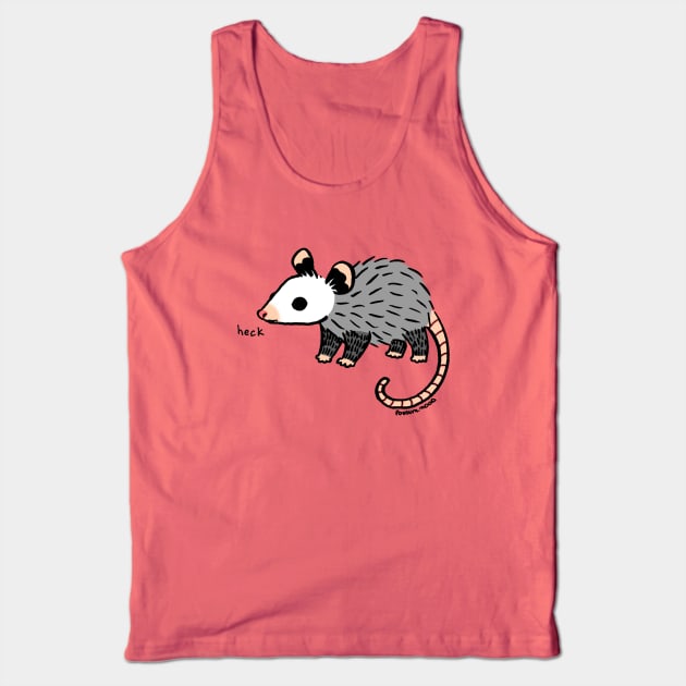 Possum opossum Heck Recolor Tank Top by Possum Mood